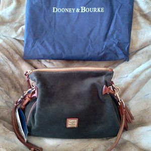 Dooney & Bourke Suede Medium Zip Crossbody